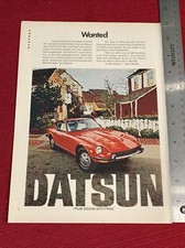 Datsun 240-Z Car 1973 Print Ad