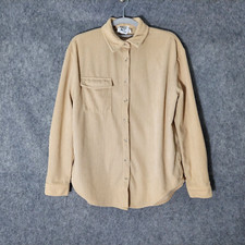 Princess Polly Shirt 2 Corduroy Ribbed Button  Utility Oversized Retro Preppy