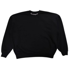 Black Squad Mens Sweatshirt Fleece Size XL Black Long Sleeve Crew Neck