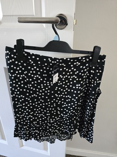 Ladies black white polka - ladies, black/white