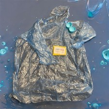 New Unisex Blue Rain Poncho