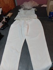 LT LanTing Bride Lace Pantsuit
