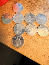 Falklands Penguin 50p Coins