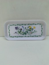 Royal Horticultural Society Plastic Melamine Sandwich Tray Floral Cottagecore