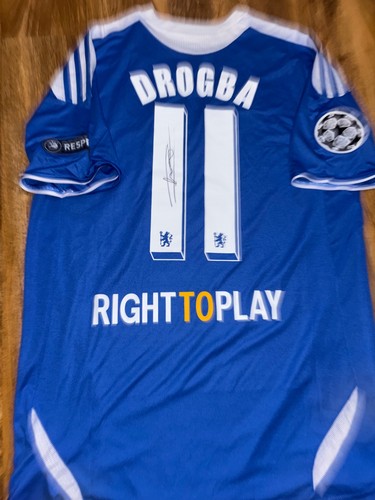 Didier drogba signed chelsea - signed,