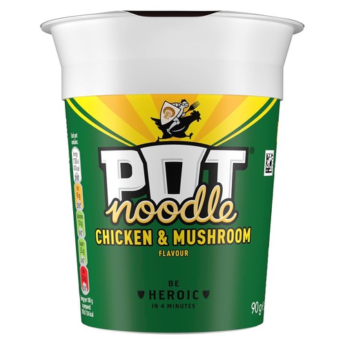 Pot noodle chicken - pot, mushroom