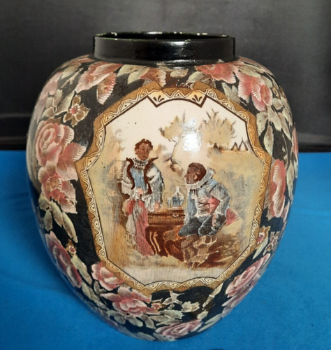 Vintage pottery vase - vintage, with