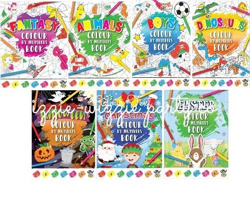 Mini colour by numbers - x,