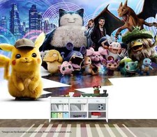 Detective Pikachu Film Wall