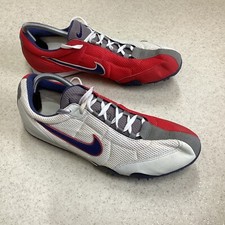Men’s NIKE Vintage TRACK & Field Running Spikes Red / White  Size 13 (G05)