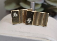Alfred Dunhill Cufflinks Gold Plated 