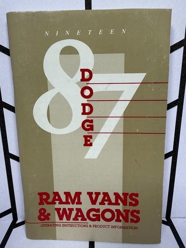 1987 dodge ram van - dodge,