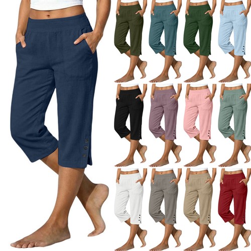 Women cotton linen buttons - women's,