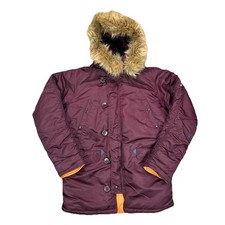 Alpha Industries Jacket Medium N-3B Parka Extreme Cold Weather Faux Fur Hood