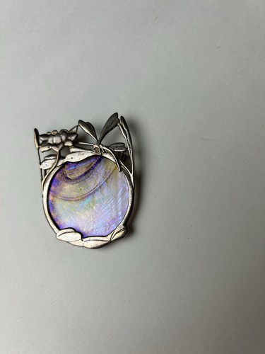 Silver art nouveau - silver, dragonfly
