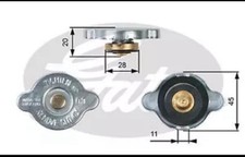 Gates Radiator Cap for Hyundai Terracan CRDi 2.9 November 2003 to November 2006