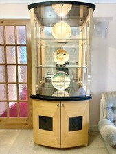 20thC bow front Trophy/Display