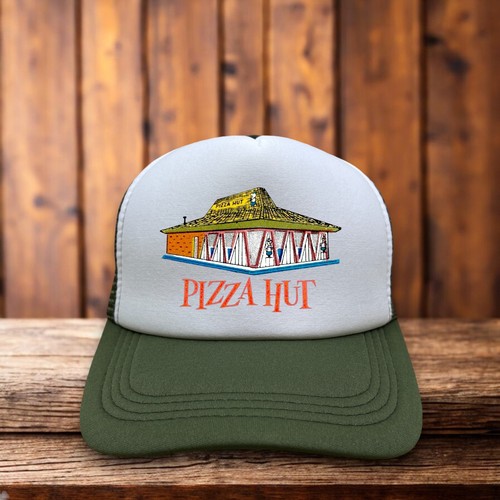 Pizza hut mens trucker hat - pizza,