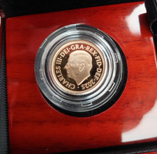22ct 2025 Half Sovereign Gold Proof Coin Original Full Packaging Royal Mint