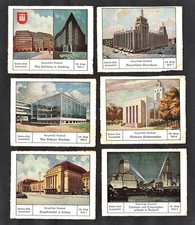Art Deco Architecture Palmin Oil German Cards Set 1930 Buildings New York