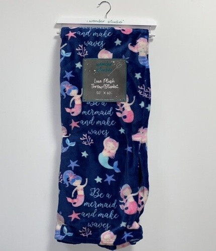 Mermaid girls blue pink soft