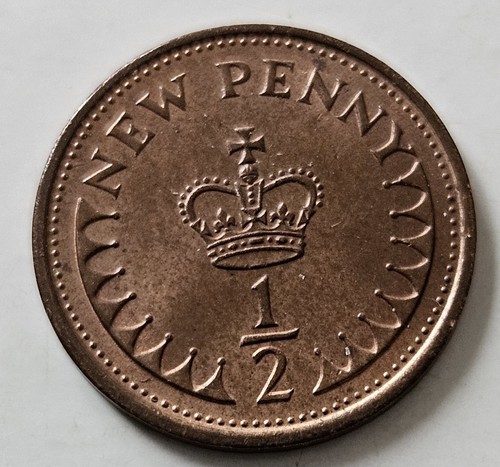 1974 decimal half penny - 1974,