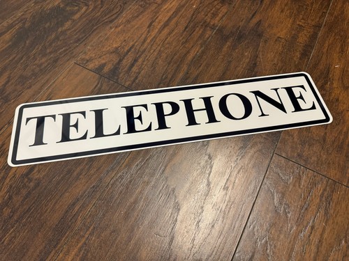 Vintage telephone sign retro - vintage,