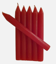 6 RED COLOURFUL HOUSEHOLD 6"