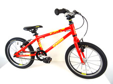 2023 Squish 16" Stage 3 Unisex Kids Bike Age 5-7 Low-Used VGC Red Yellow KB-272