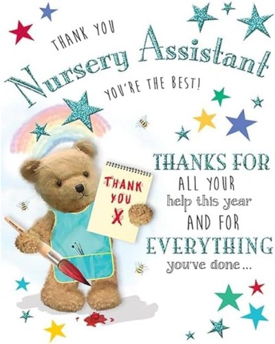 Thank you nursery assistant - you,