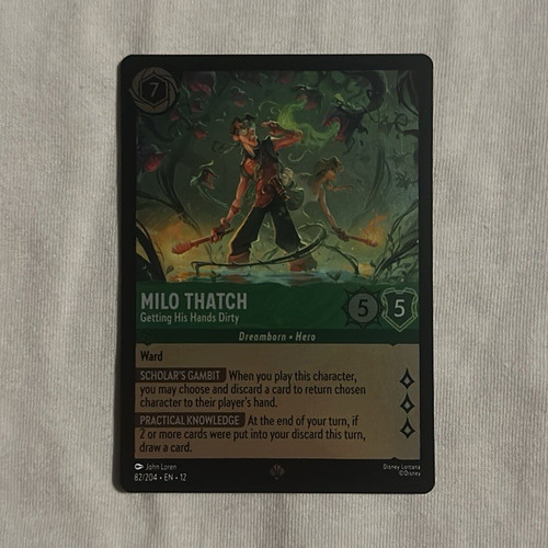 Disney lorcana milo thatch - lorcana,