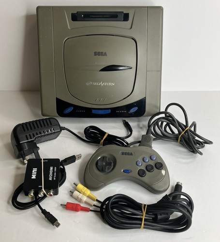 Sega saturn grey japanese - sega,