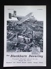 Original 1953 Advert Blackburn