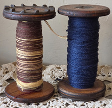 Pair Vintage Large Wood &