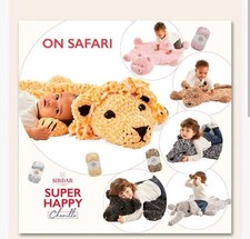 CROCHET PATTERNS SIRDAR Happy Chenille Pattern Booklet Amigurumi ON SAFARI rugs