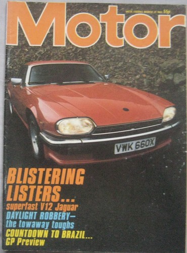 Motor magazine march - motor, 1984