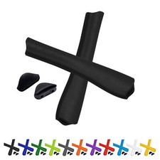 KEYTO Rubber Replacement Ear Socks & Nose Pieces KIT for-Oakley Pit Bull