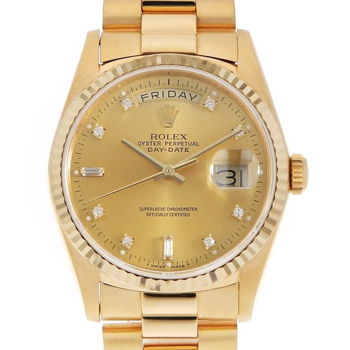 Rolex day date diamond 2p - date, 8p