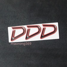 3x Matte Red Small Black D