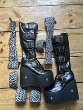 Vintage 90s 00s Transmuter Platform Boots Goth Cyber The Stranger