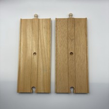 Wooden train track road - wooden, long