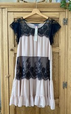 Lipsy London lacy swing dress