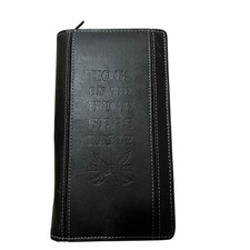 Hogs On The High Seas Rally Crew Member Wallet Portfolio Black Biker