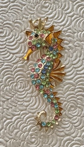 Seahorse brooch pendant - seahorse,