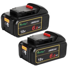 2 x 18V 6.0Ah Battery for DEWALT DCB184 DCB182 DCB183 DCB180 DCB200 DCB205