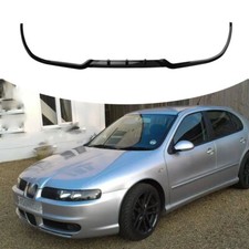 For Seat Leon Mk2 Cupra R Lip Front Bumper Splitter Spoiler Lip 3Pcs Glossy UK
