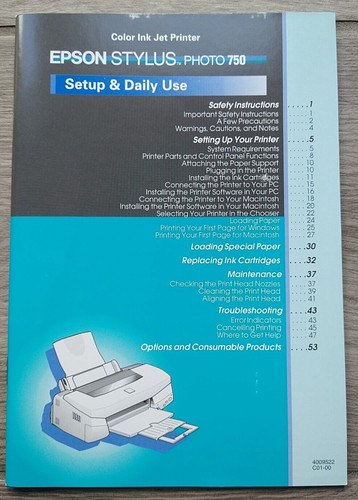 Epson stylus photo - photo, 750