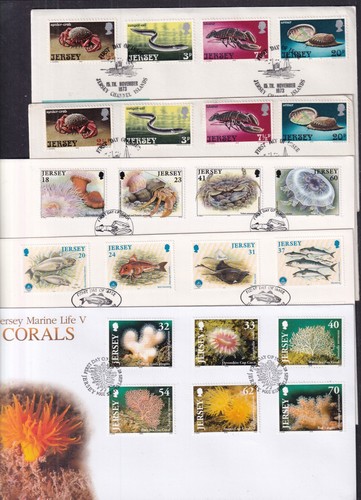 Jersey marine life - fdc, choice