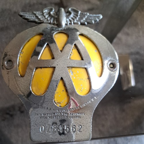 Vintage car badge - vintage,