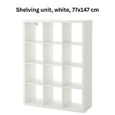 New IKEA KALLAX White Shelving